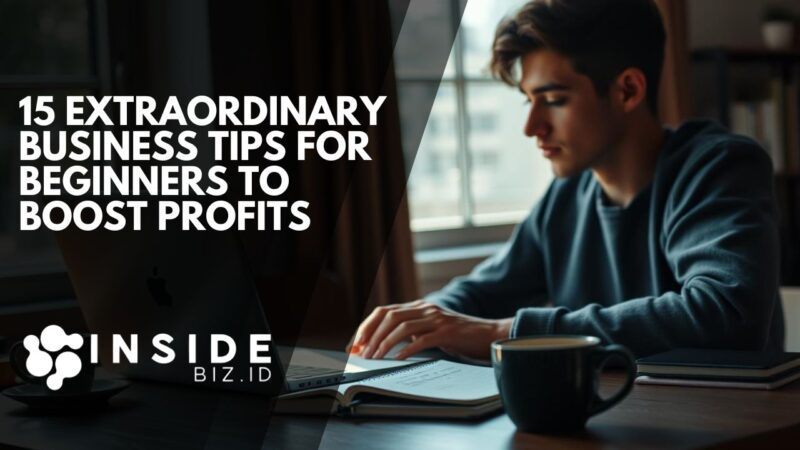 15 Extraordinary Business Tips for Beginners to Boost Profits